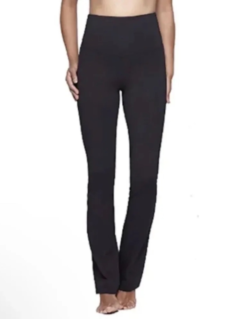 Yummie Tummie by Heather Thomson Jara Bootleg Shaping Leggings Black Size XL